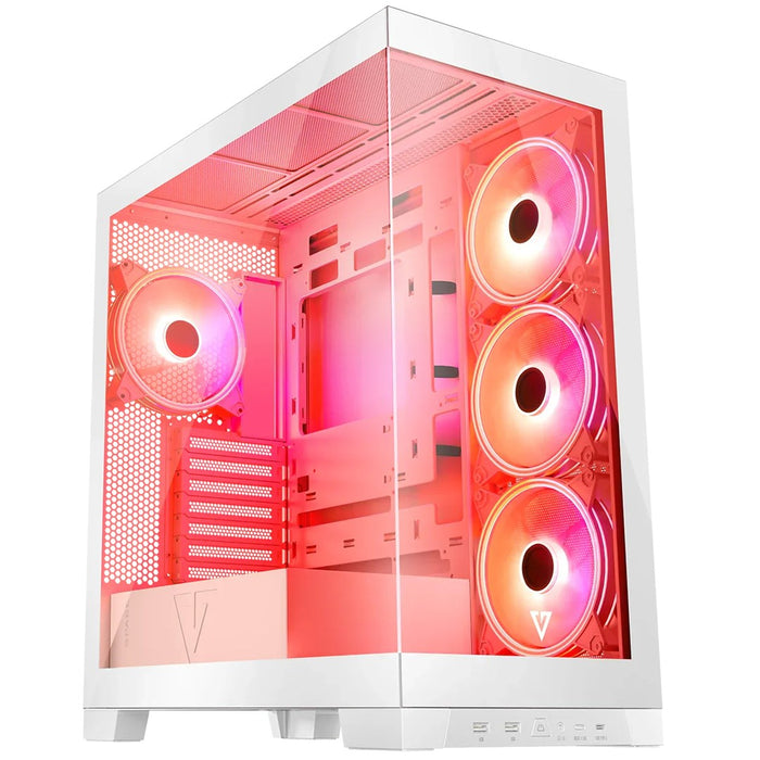 Modecom Volcano SPACE APEX ARGB MIDI Midi Tower White