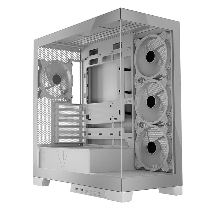 Modecom Volcano SPACE APEX ARGB MIDI Midi Tower White