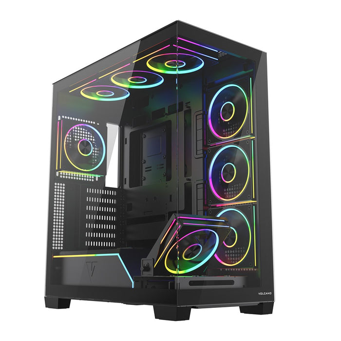 MODECOM VOLCANO STELLAR PLUS ARGB MIDI 8F BLACK