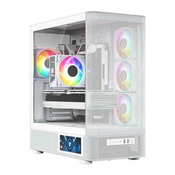 MODECOM Volcano Volcano AQ400 ARGB Midi White