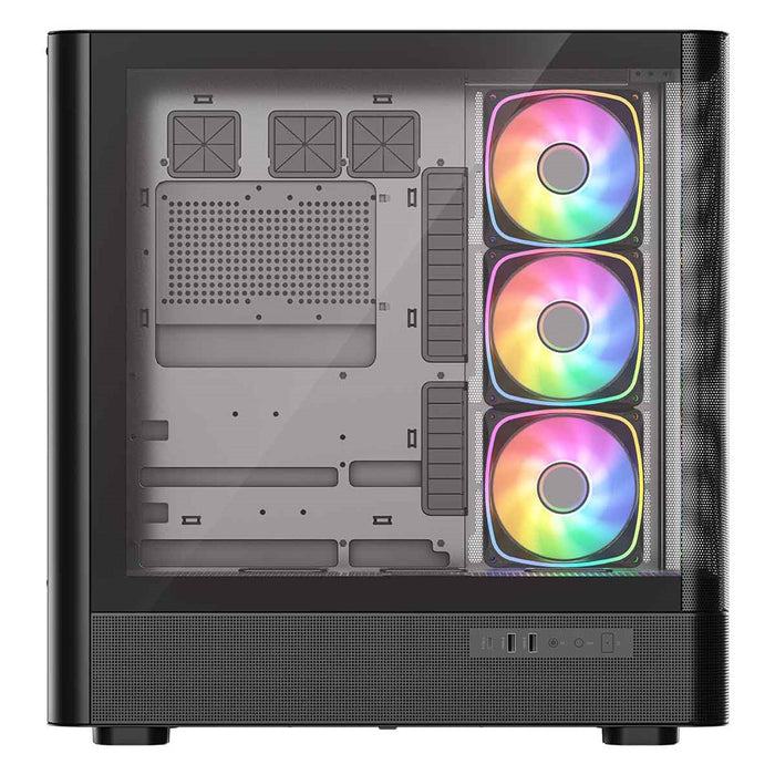 MODECOM Volcano Volcano AQ500 ARGB Midi Black