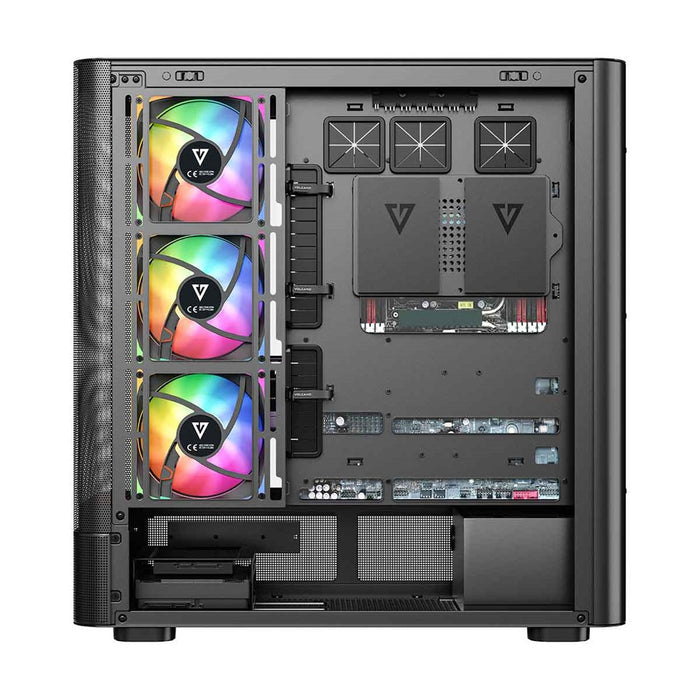 MODECOM Volcano Volcano AQ500 ARGB Midi Black