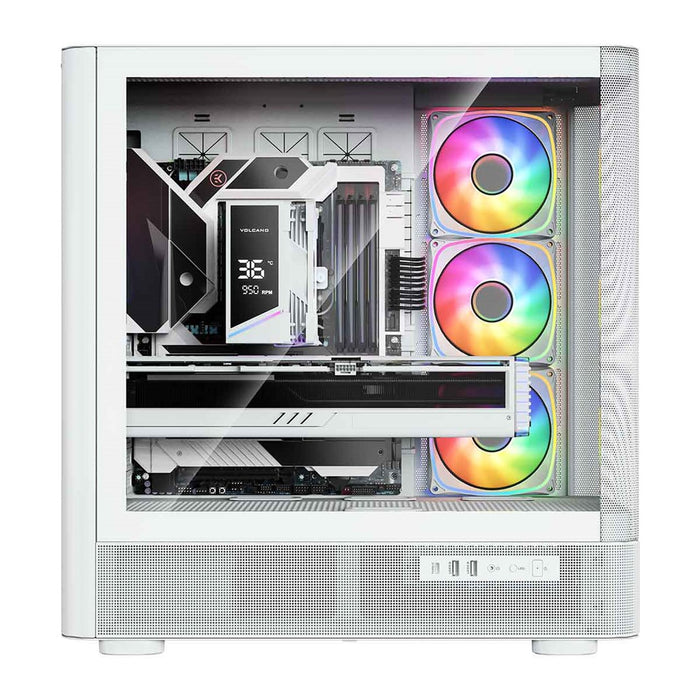 MODECOM Volcano Volcano AQ500 ARGB Midi White
