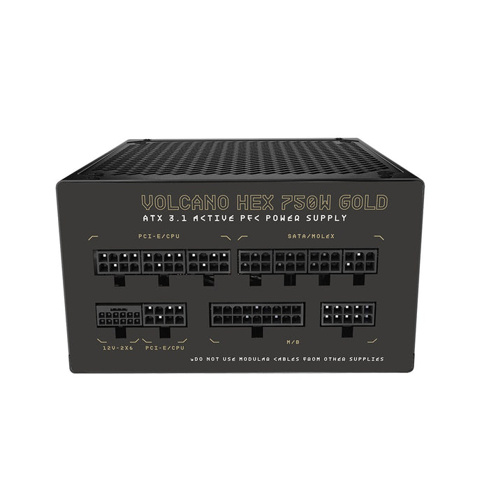 MODECOM Power Supply VOLCANO HEX GOLD 750W ATX3.1