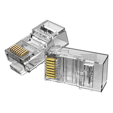 Modular RJ45 CAT6 UTP Connector Vention IDDR0-50 Transparent Pack of 50 - Other<<<IT Accessories<<<InnproXML&&&Компютър