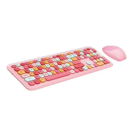 MOFII Wireless Keyboard + Mouse 666 Pink - Mice keyboards<<<IT Accessories<<<InnproXML