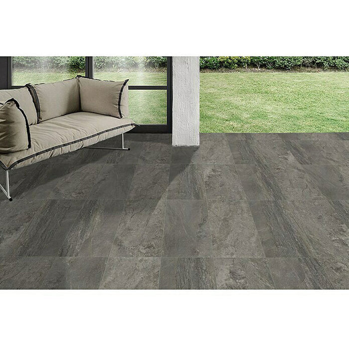 GRANITOGRES MOMASTELA ROCCIA ANTRACITE 31X62 CM