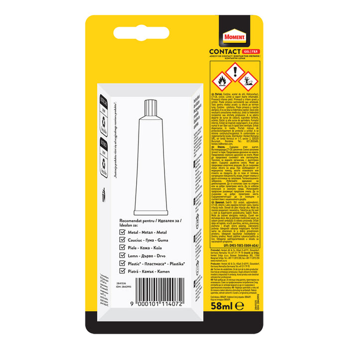 UNIVERSAL CONTACT ADHESIVE 58 ML MOMENT MOMENT