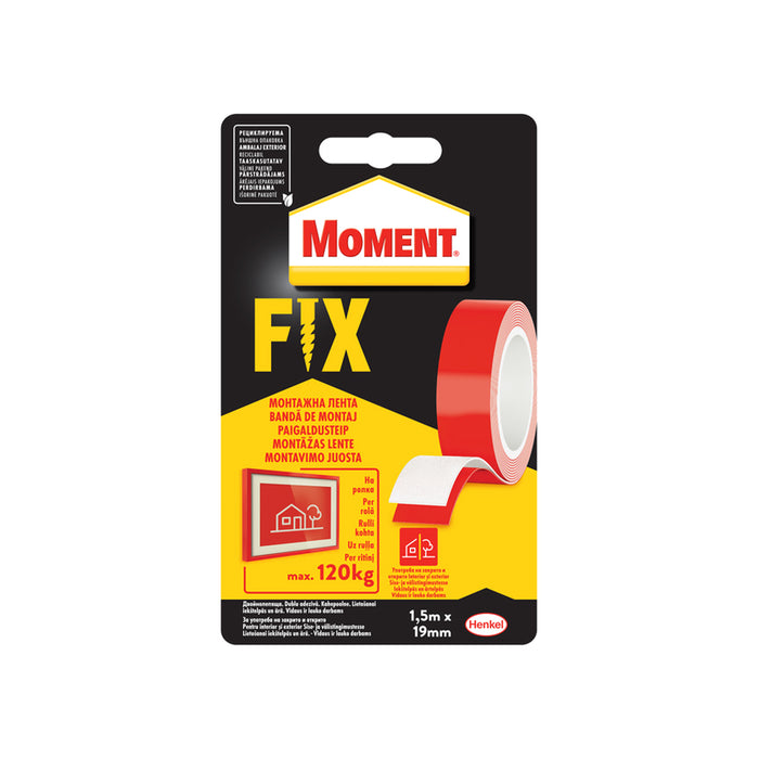 DOUBLE ADHESIVE MOUNTING TAPE 120 KG MOMENT Moment Fix