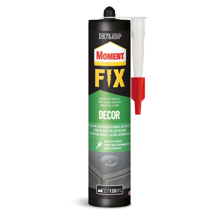 FIX DECOR ASSEMBLY ADHESIVE FOR STYROFOAM SOLVENT-FREE 380 MOMENT