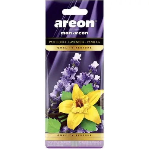 MON AREON PATCHOULI LAVENDER VANIL FRAGRANCE AREON PATCHOULI LAVENDER VANIL 1 PCS - Ароматизатори<<<Автокозметика и