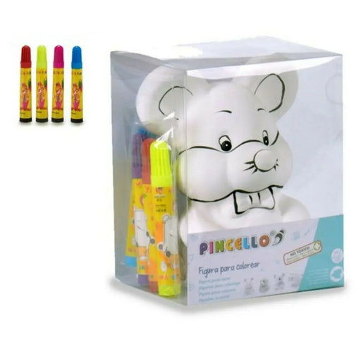 Money box Pincello Ceramic 10 x 13 x 8,5 cm 8 x 12,5 x 9,5 cm 10 x 12,7 x 8 cm (12 Units) - Декорация и