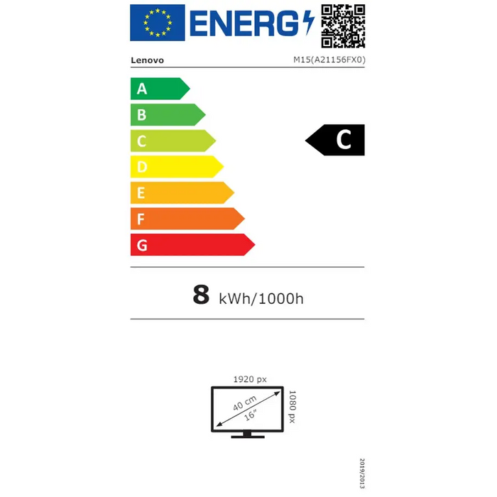 Monitor Lenovo M15 Full HD 15,6’’ - Monitors 15.6’’<<<LENOVO монитори<<<LENOVO<<<PolyComp&&&Преносими