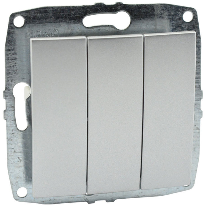 TRIPLE MECHANISM KEY SILVER MONO DESPINA