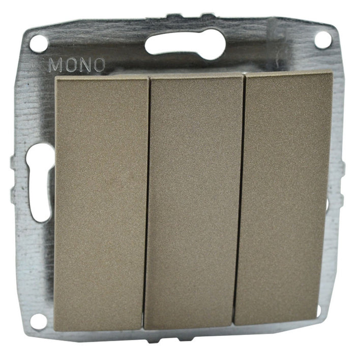 KEY TRIPLE MECHANISM BRONZE MONO DESPINA