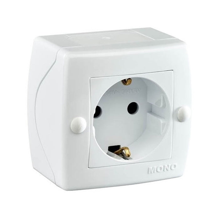 CONTACT FOR OUTDOOR MOUNTING IP20 WHITE MONO OCTANS