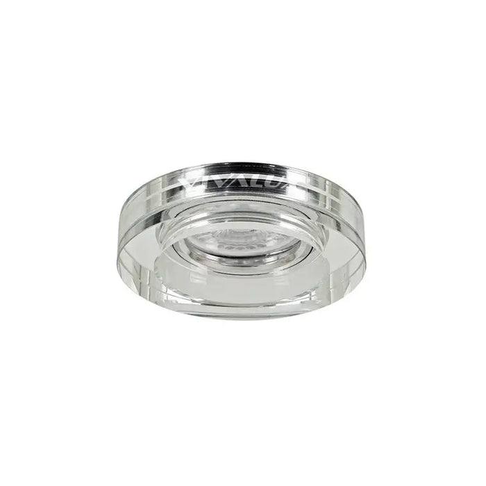 MOON CIRCLE GLASS SILVER SL420 Ф90MM VIVALUX CRYSTAL - Луни<<<Вътрешно
