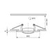 MOON CIRCLE MOVABLE PEARL GRAY/GOLD SL314 Ф92MM VIVALUX ADA - Луни<<<Вътрешно