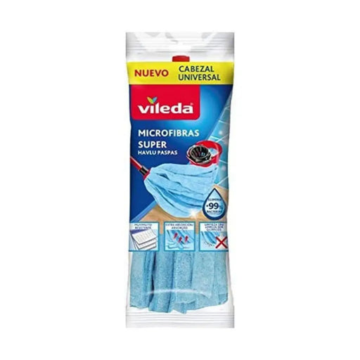 Mop Microfibres Vileda Blue Microfibres - Почистване Прахосмукачки И Гладене<<<Дом Градина<<<BigBuy&&&Други продукти за