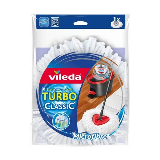 Mop Replacement To Scrub Vileda TURBO ClassiC Microfibres - Почистване Прахосмукачки И Гладене<<<Дом