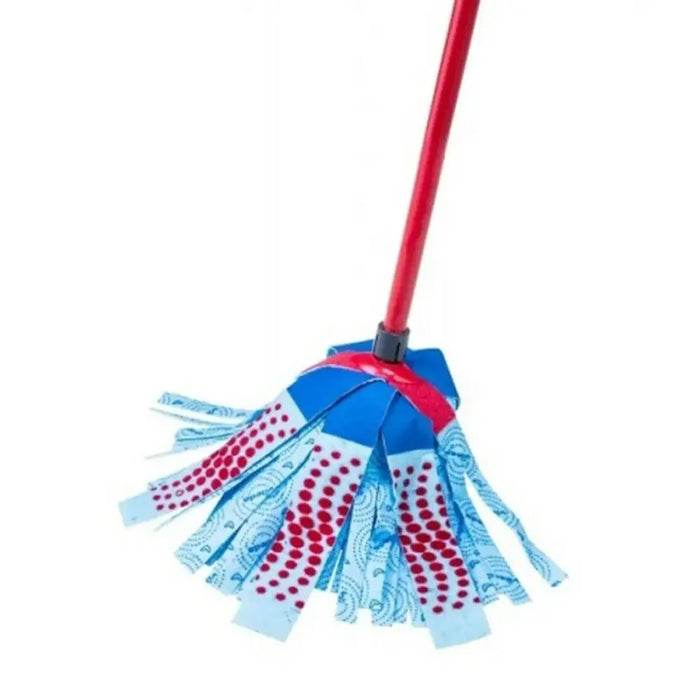 Mop Vileda 3Action Velour XL Blue Red - Други продукти за почистване<<<Почистване Прахосмукачки И Гладене<<<Дом