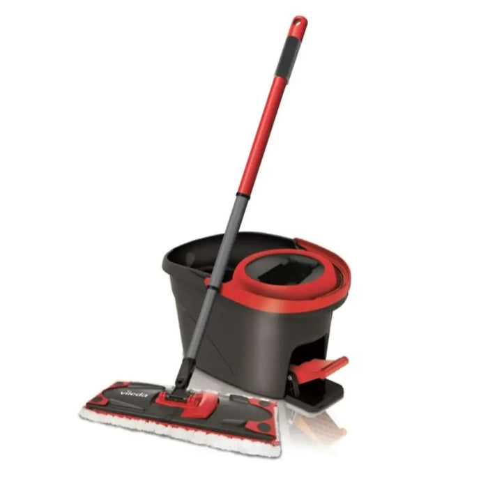 Mop with Bucket Vileda Ultramax Black Red Plastic Fibre - Други продукти за почистване<<<Почистване Прахосмукачки И