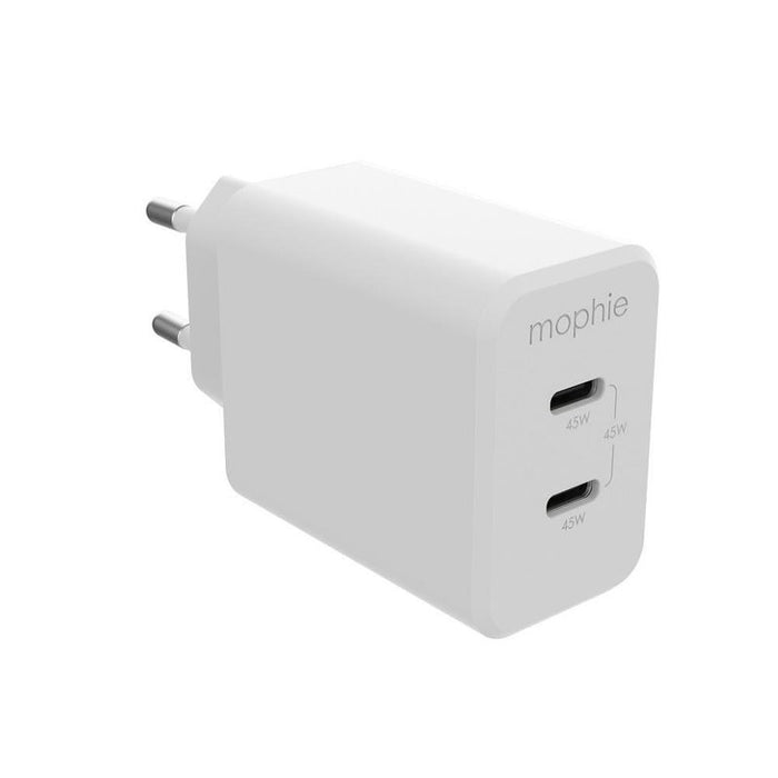 Charger Mophie USB-C PD DUAL 45W GAN White 409909299