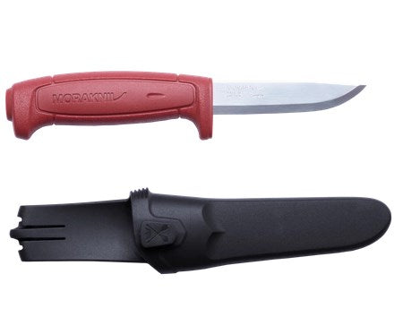 Morakniv BASIC knife 511 - Carbon Steel - Red