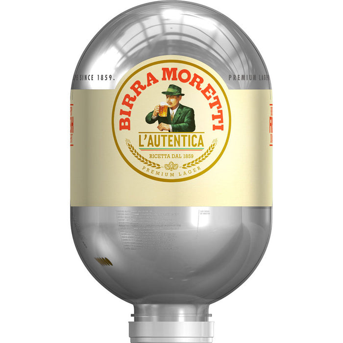 Keg for draft beer MORETTI 8L