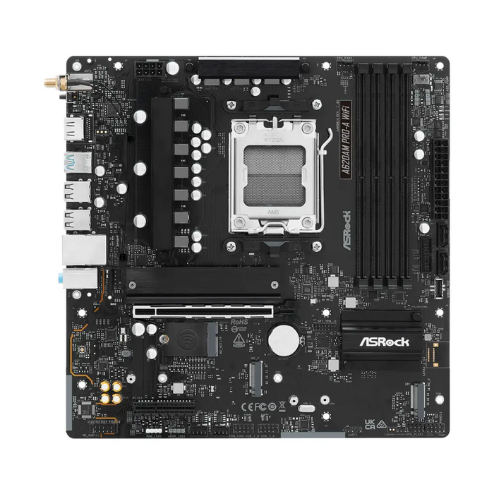 Motherboard ASRock A620AM PRO-A WIFI AM5 - Дънни платки<<<Компютърни компоненти<<<ValiAPI&&&Дънни