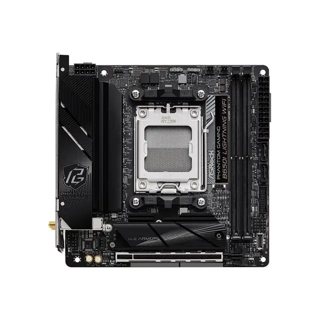 Motherboard ASRock B650I LIGHTNING WIFI Intel Wi-Fi 6 AMD B650 AMD AM5 - Гейминг дънни платки<<<Гейминг