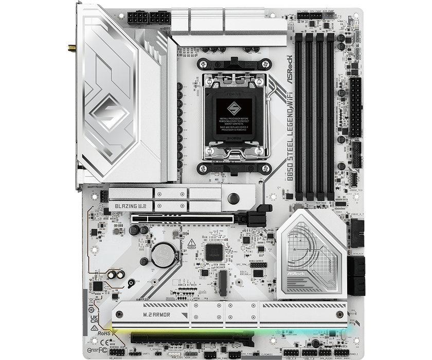 Motherboard ASRock B850 STEEL LEGEND WIFI 7 socket AM5 - Дънни платки<<<Компютърни компоненти<<<ValiAPI&&&Дънни