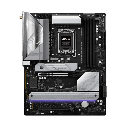 Motherboard ASRock B860 LiveMixer WIFI 6E LGA 1851 - Дънни платки<<<Компютърни компоненти<<<ValiAPI&&&Дънни