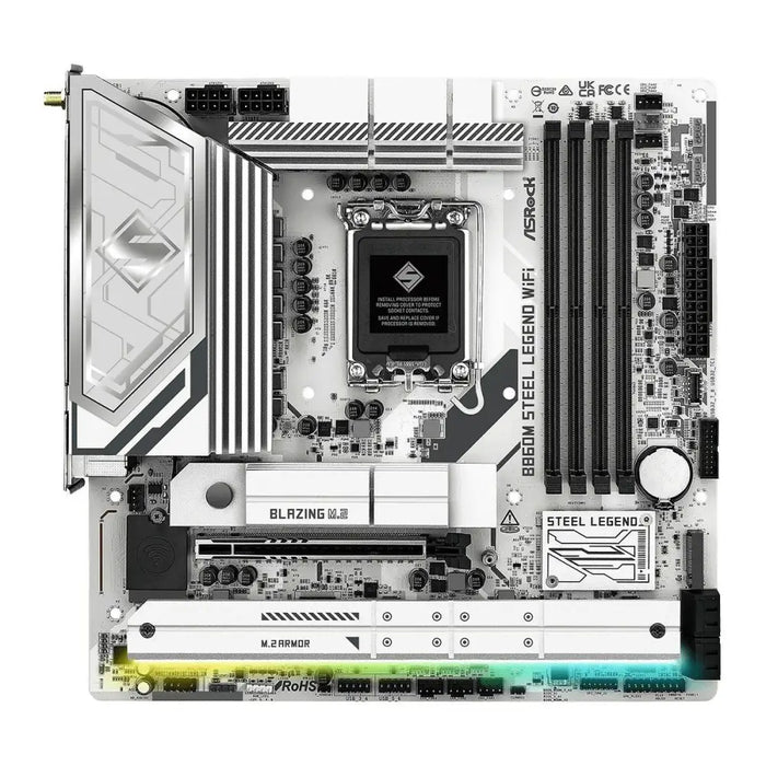 Motherboard ASRock B860M Steel Legend WiFi Intel B860 LGA 1851 - Дънни платки<<<Компютър Мрежи и компоненти<<<Компютри|