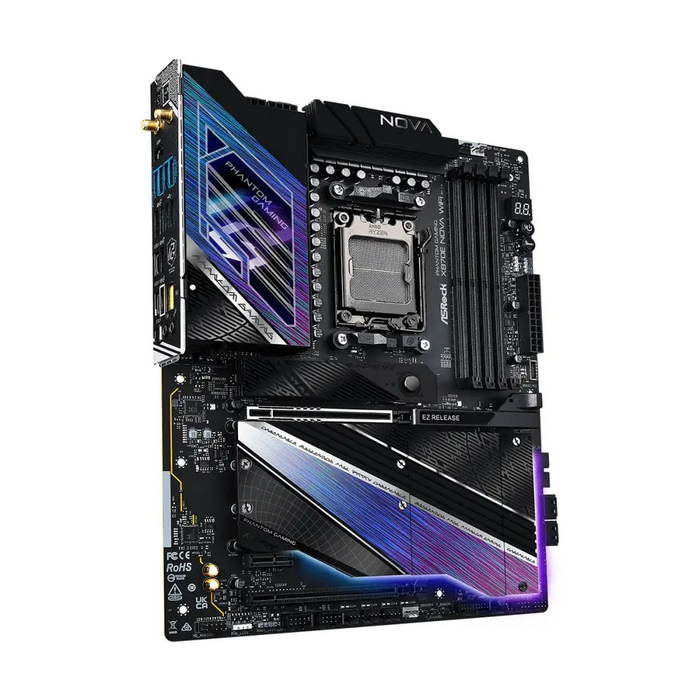 Motherboard ASROCK X870E PG NOVA WIFI Socket AM5 - Дънни платки<<<ASROCK компоненти за