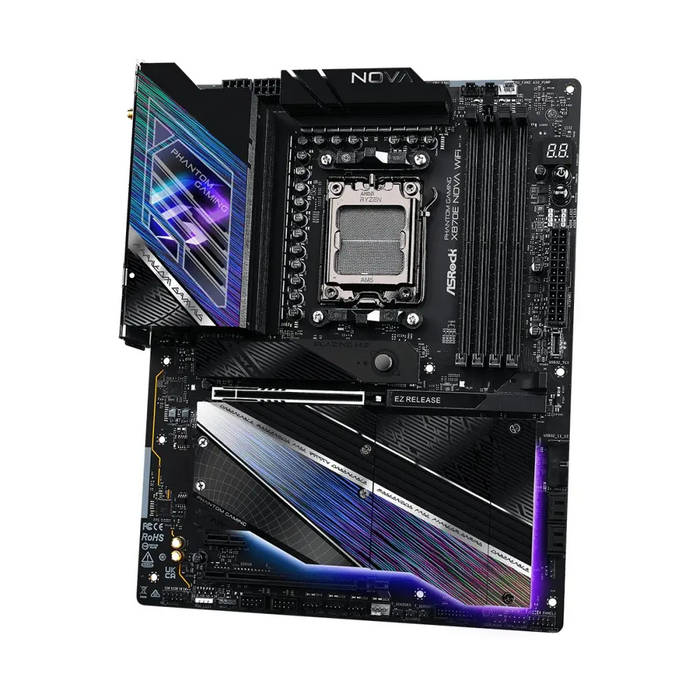 Motherboard ASROCK X870E PG NOVA WIFI Socket AM5 - Дънни платки<<<ASROCK компоненти за