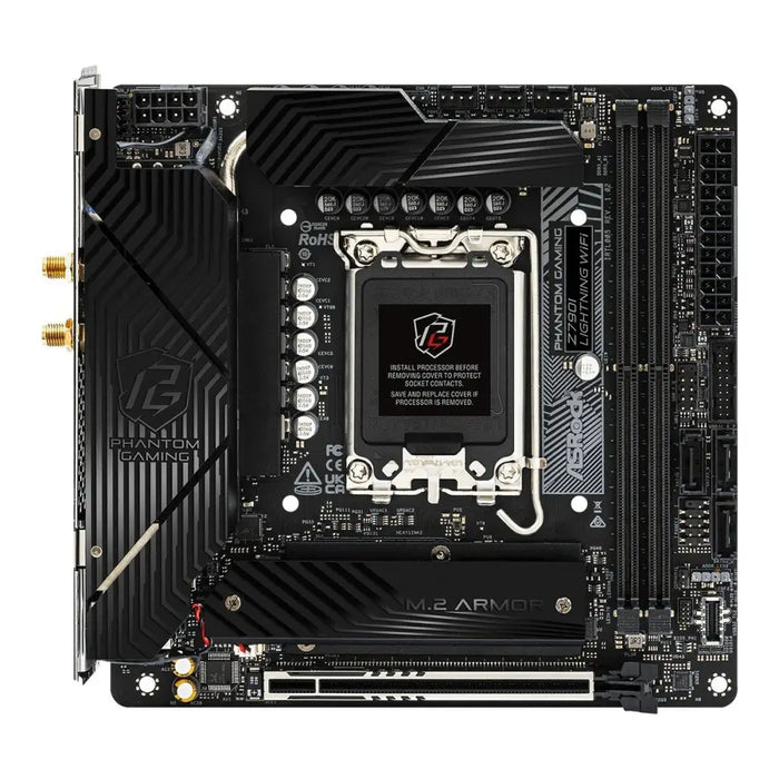Motherboard ASRock Z790I LIGHTNING WIFI LGA 1700 INTEL Z790 - Дънни платки<<<Компютър Мрежи и компоненти<<<Компютри|