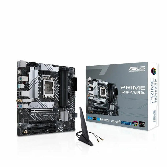 Motherboard Asus 4389338 LGA1700 LGA 1700 INTEL B660 mATX - Дънни платки<<<Компютър Мрежи и компоненти<<<Компютри|