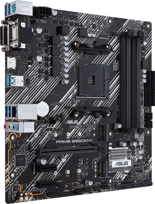Motherboard ASUS Prime B550M-K socket AM4 - Гейминг дънни платки<<<Гейминг компоненти<<<Гейминг<<<ALSO&&&Дънни