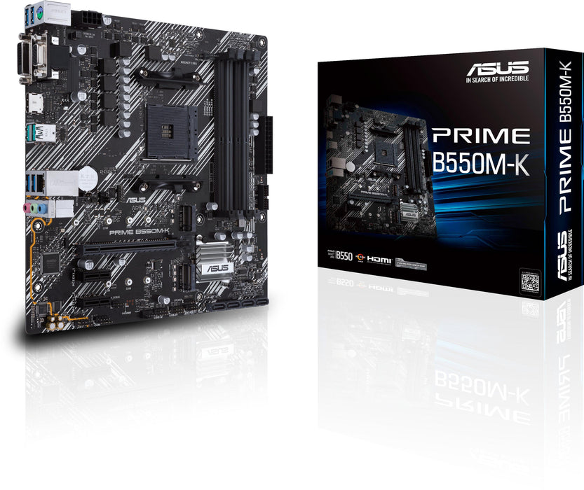 Motherboard ASUS Prime B550M-K socket AM4 - Гейминг дънни платки<<<Гейминг компоненти<<<Гейминг<<<ALSO&&&Дънни