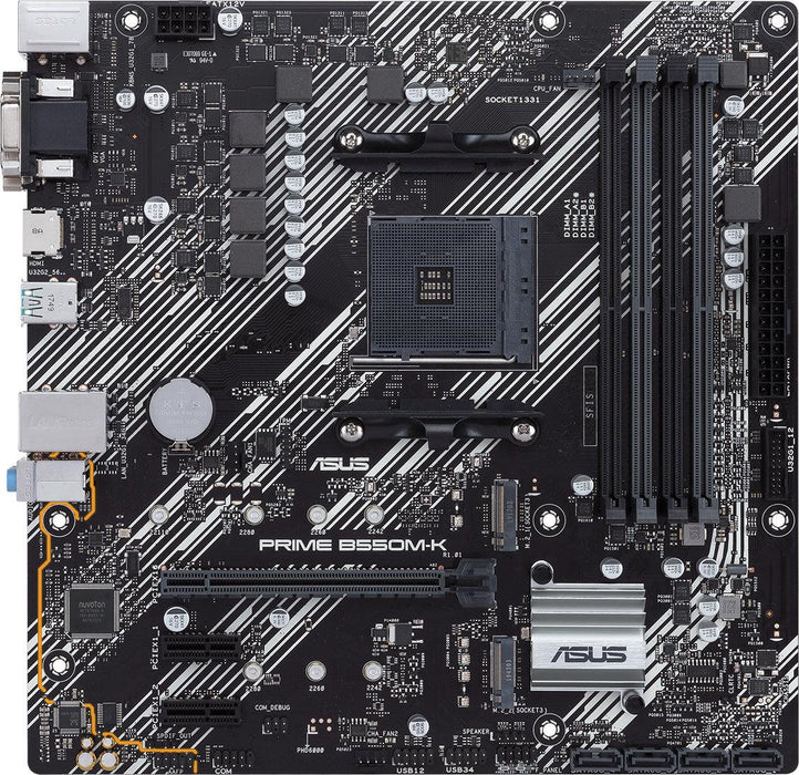 Motherboard ASUS Prime B550M-K socket AM4 - Гейминг дънни платки<<<Гейминг компоненти<<<Гейминг<<<ALSO&&&Дънни