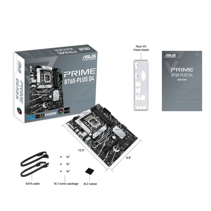 Motherboard ASUS PRIME B760-PLUS D4 LGA 1700 ATX - Дънни платки<<<Компютърни компоненти<<<ValiAPI&&&Дънни
