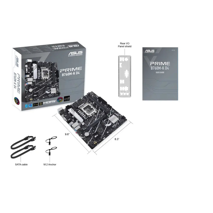 Motherboard ASUS PRIME B760M-K D4 LGA 1700 mATX - Гейминг дънни платки<<<Гейминг компоненти<<<Гейминг<<<ALSO&&&Дънни