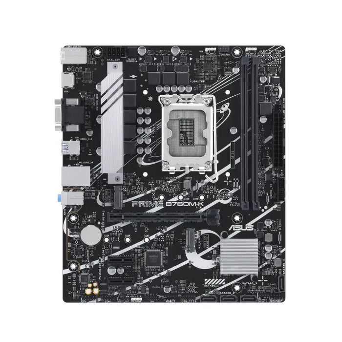Motherboard ASUS PRIME B760M-K DDR5 LGA 1700 mATX - Дънни платки<<<Компютърни компоненти<<<ValiAPI&&&Дънни