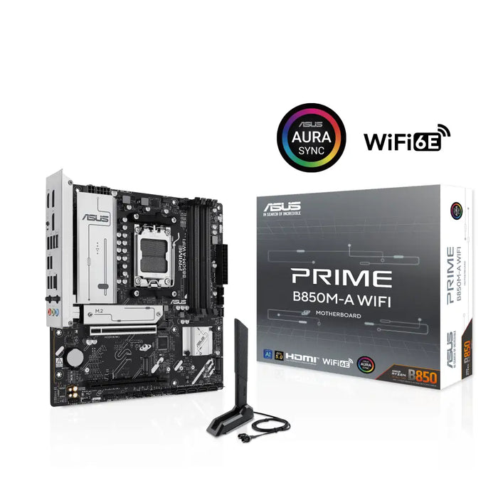 Motherboard ASUS PRIME B850M-A WIFI 6E socket AM5 - Дънни платки<<<Компютърни компоненти<<<ValiAPI&&&Дънни