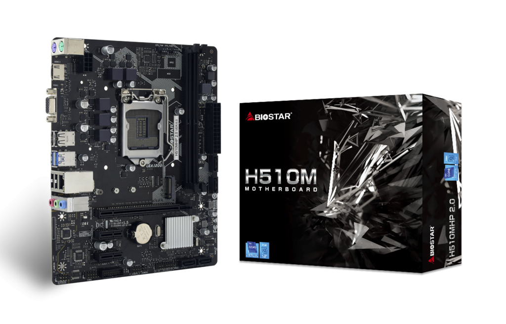 Motherboard BIOSTAR H510MHP 2.0 LGA1200 DDR4 mATX - Дънни платки<<<Компютърни компоненти<<<ValiAPI&&&Дънни