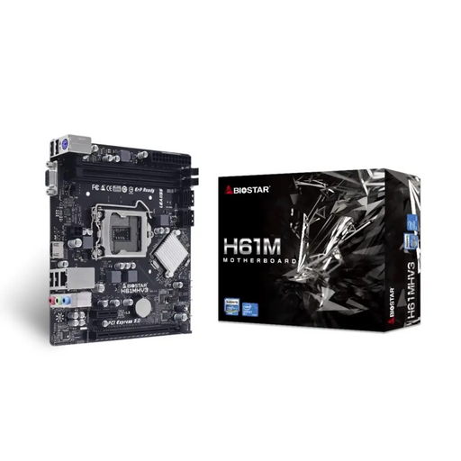 Motherboard BIOSTAR H61MHV3 Intel H61 sock. 1155 Ver 7.0 - Дънни платки<<<Компютърни компоненти<<<ValiAPI&&&Дънни