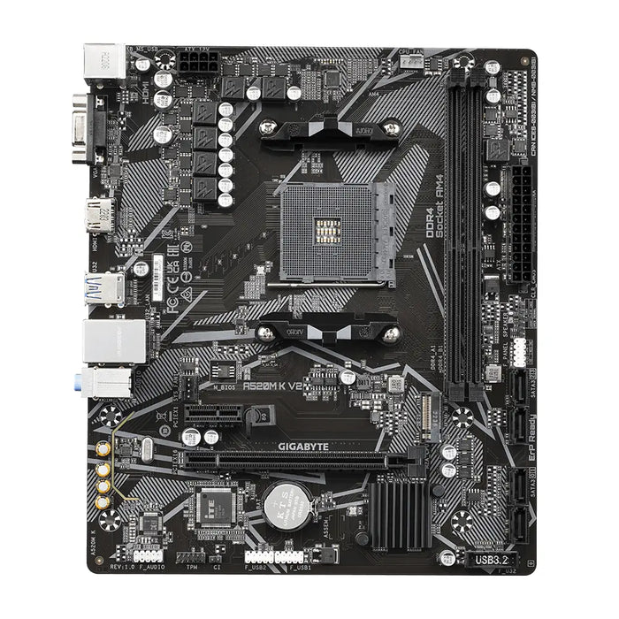 Motherboard GIGABYTE A520M K V2 Socket AM4 - Дънни платки<<<Компютърни компоненти<<<ValiAPI&&&Дънни
