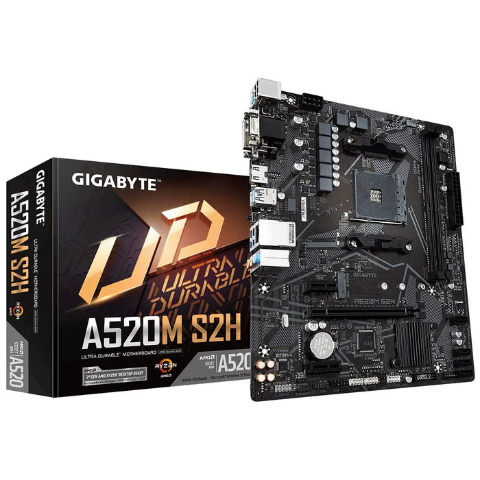 Motherboard GIGABYTE A520M-S2H Socket AM4 - Дънни платки AMD<<<Дънни платки<<<Компоненти<<<ALSO&&&Дънни