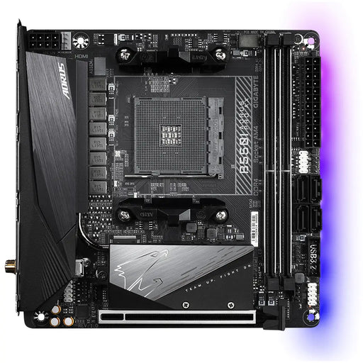 Motherboard GIGABYTE B550I AORUS PRO AX Socket AM4 - Дънни платки<<<Компютърни компоненти<<<ValiAPI&&&Дънни